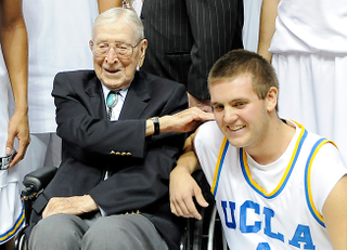Illustration for article titled John Wooden's Benchwarming Great Grandson Hits The Last Basket At UCLA's Pauley Pavilion